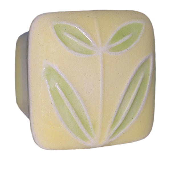 Acorn Mfg Sm Sq Yellow with Leaves No Berries PSKYP - main